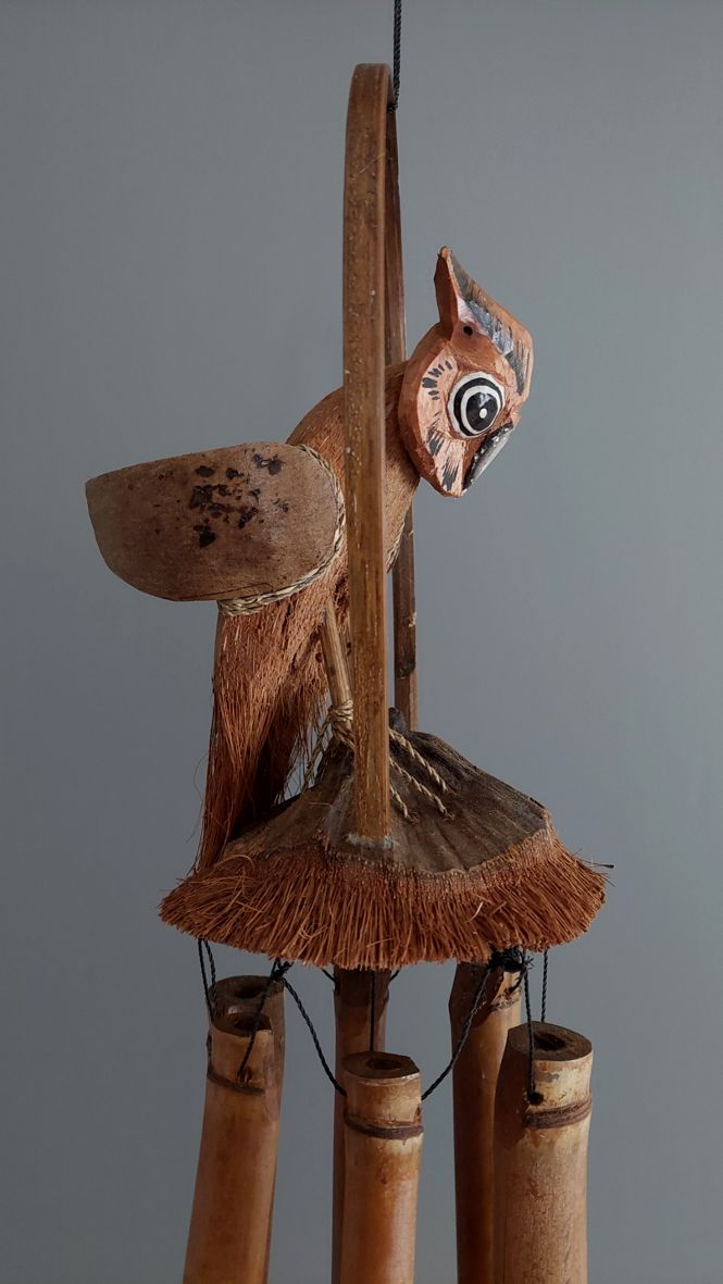 Bambu Vindspel - Uggla - 3