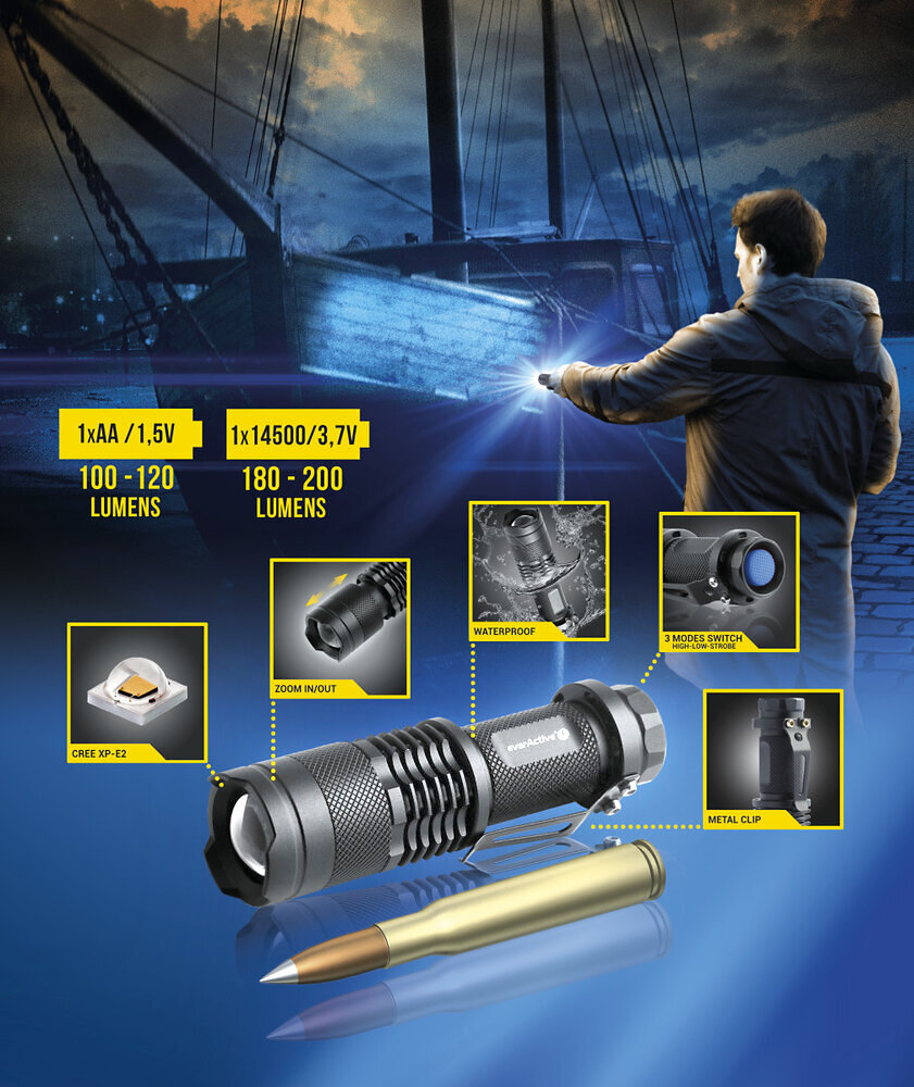 EverActive FL180 Led Flashlight - 4