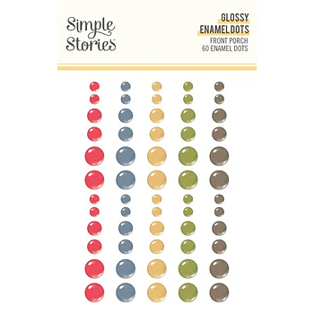 Front Porch Glossy Enamel Dots