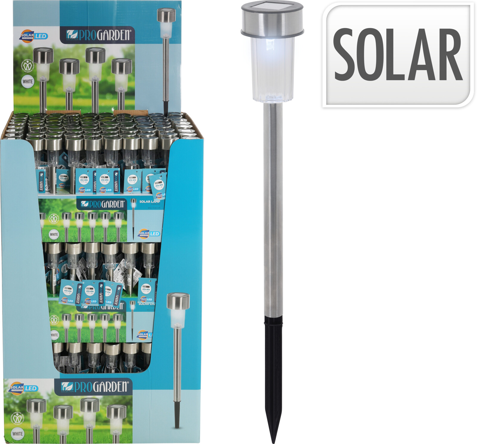 Solcellslampa 36cm