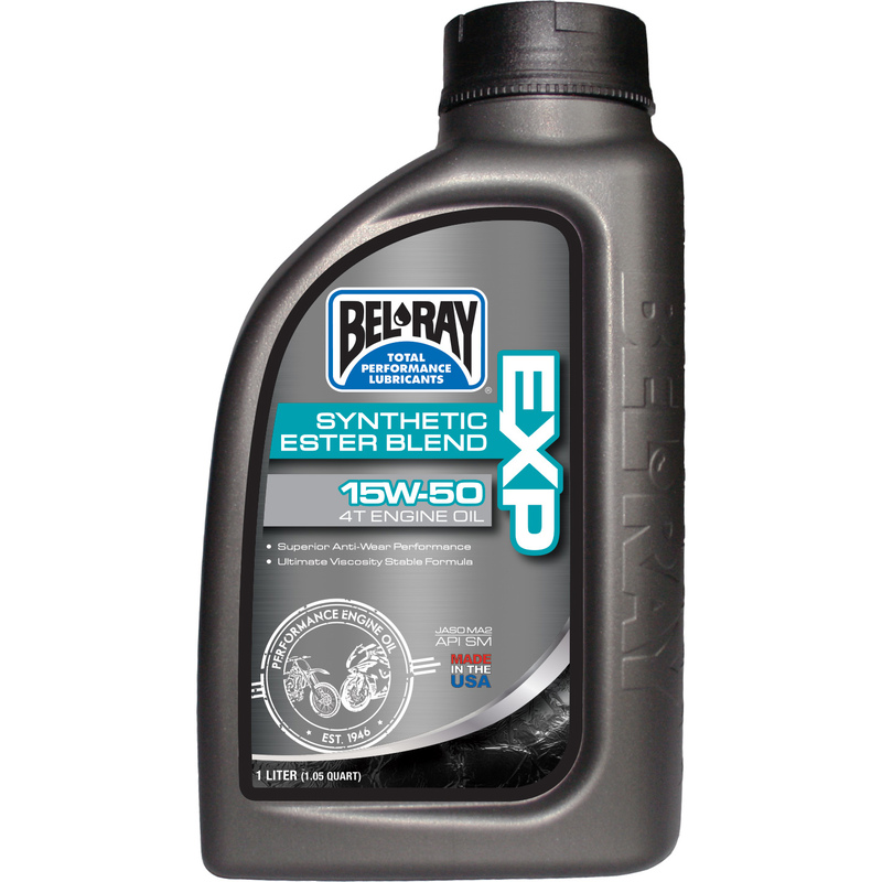 Bel-Ray EXP 15W-50 Synthetic Ester Blend 4T Engine Oil 1L