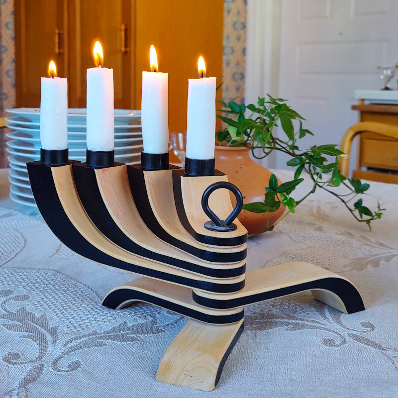  Ljusstake Nordic Light svart från Design House 