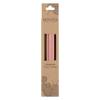 Novita Metall Strumpstickor 15 cm