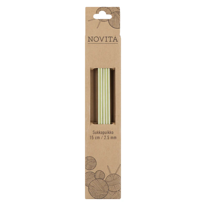 Novita Metall Strumpstickor 15 cm - 3