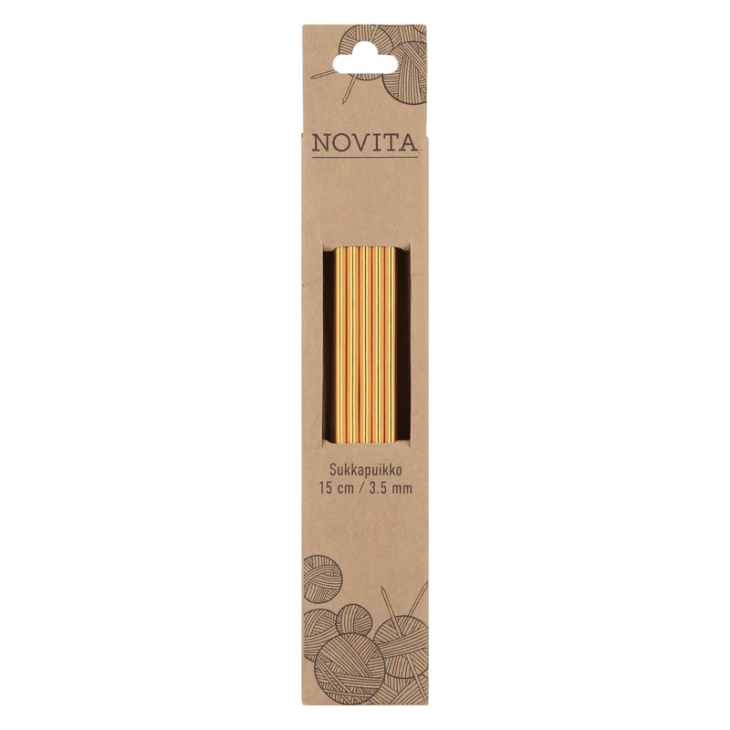 Novita Metall Strumpstickor 15 cm - 2