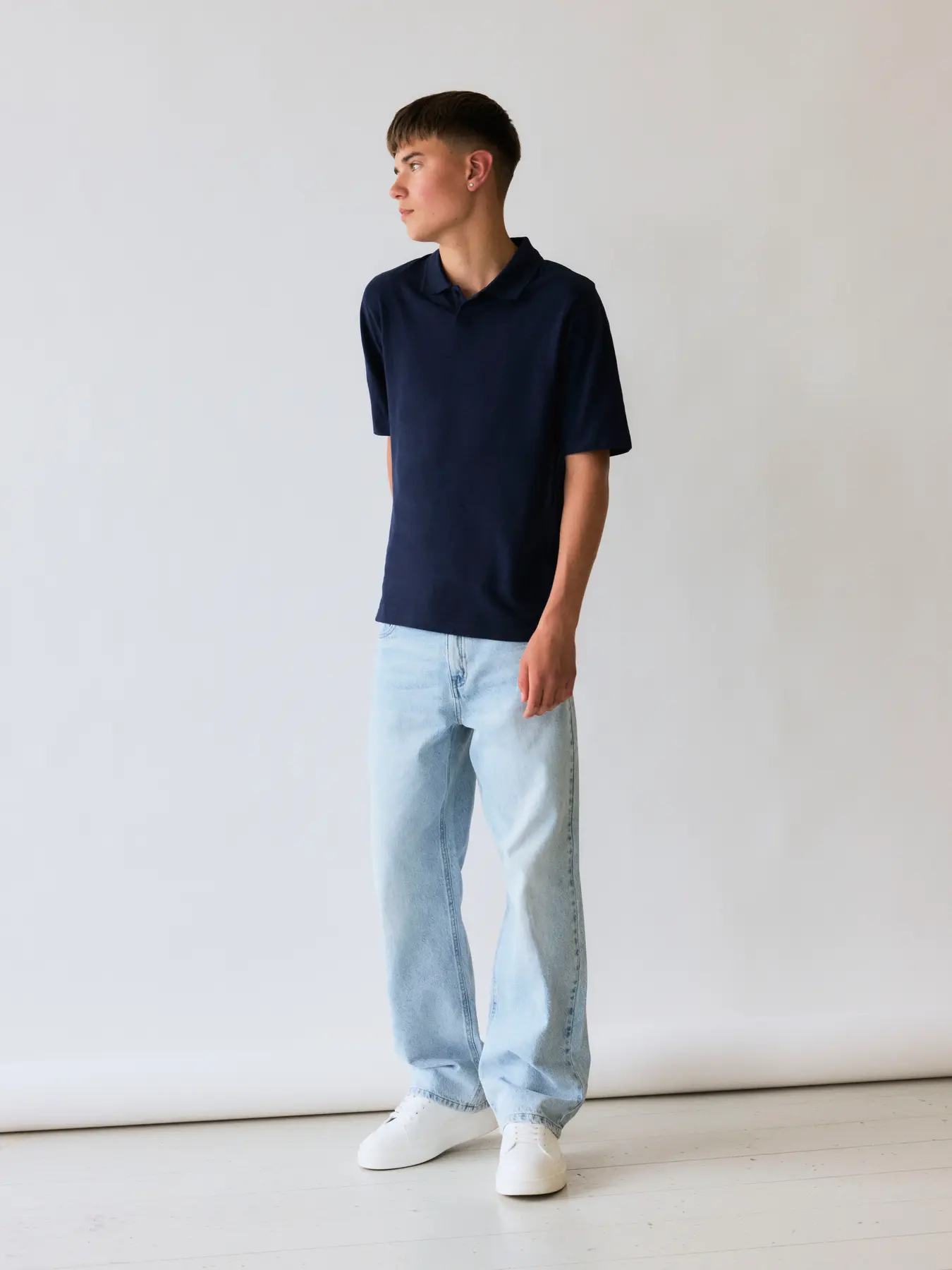 NLMHANNES SS L PIQUE POLO Dark Sapphire - 5