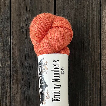 KNIT BY NUMBERS 4ply ORANGE 15
