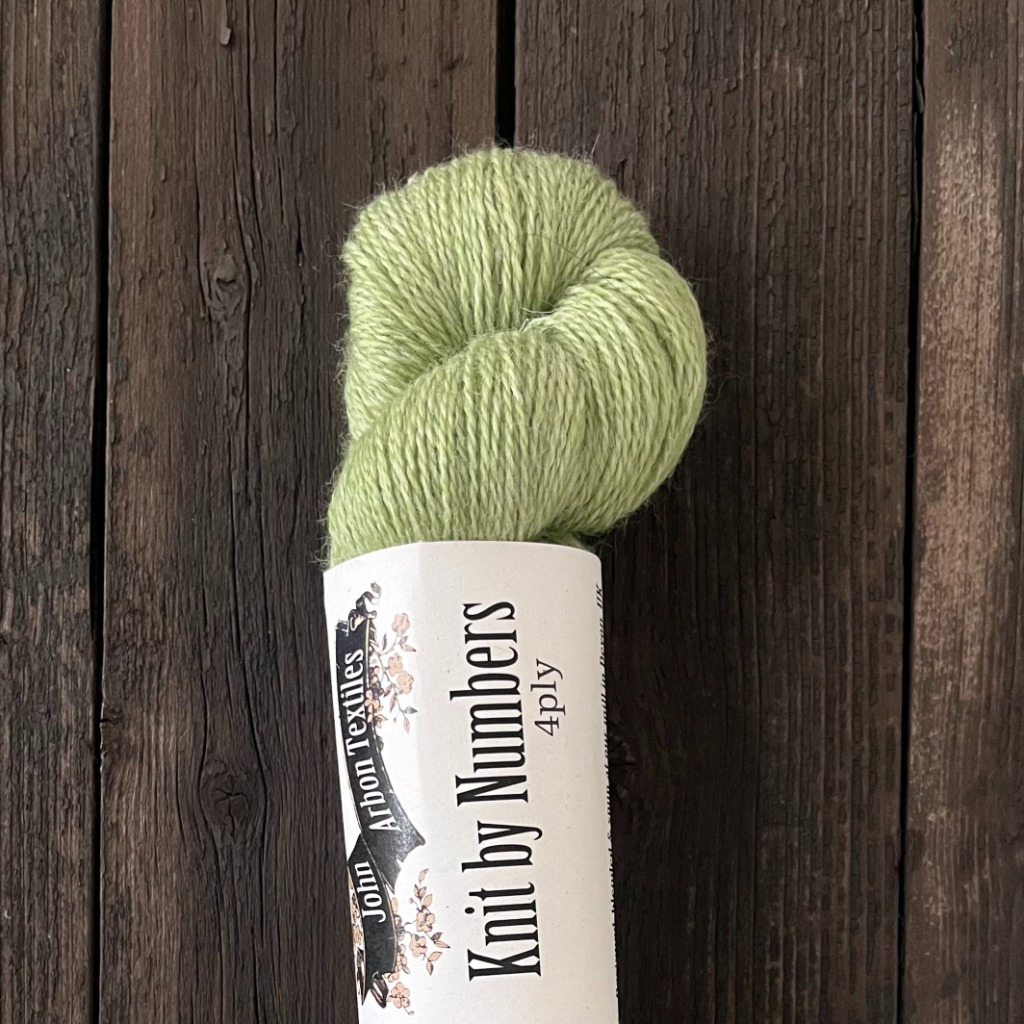 KNIT BY NUMBERS 4ply GRASS GREEN 72
