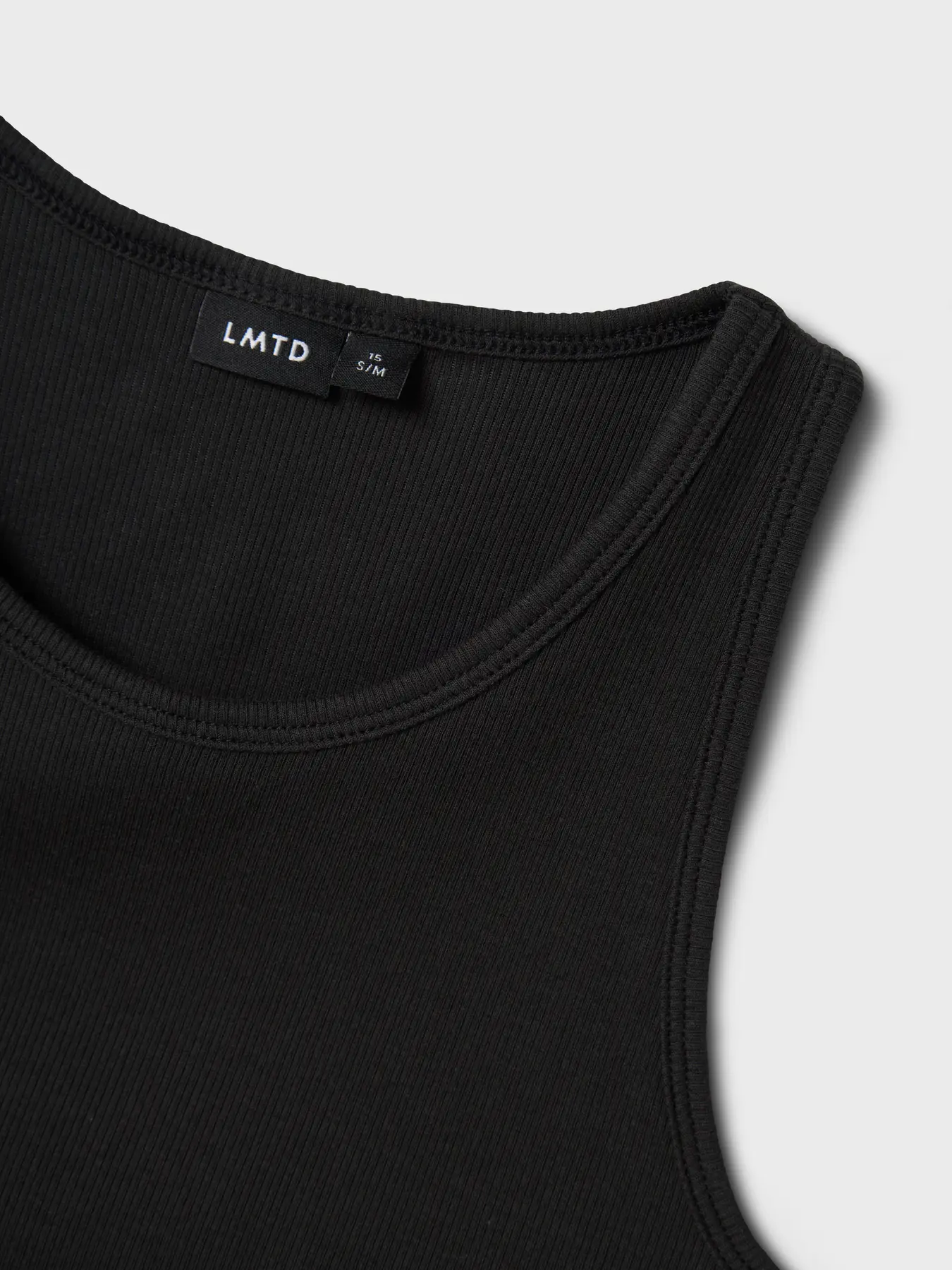 NLFHINAJA SL LONG SOLID TANK DRESS Pirate Black - 3