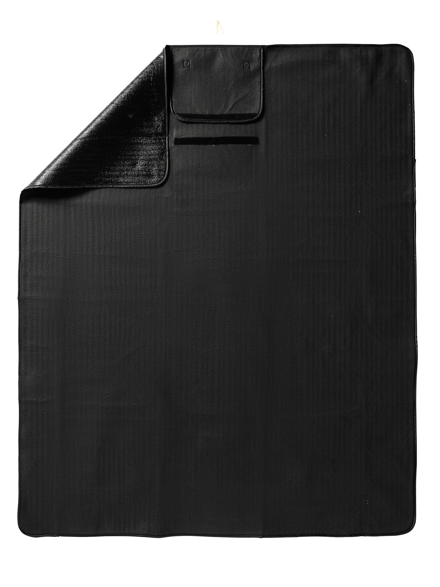 Sagaform Picknickfilt/Sittunderlag/pläd, svart, 120x150 cm - 2