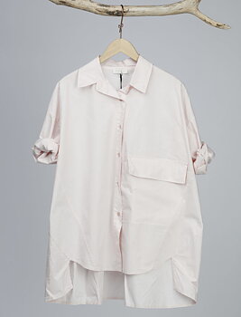 BIG POCKET SHIRT LIGHT ROSE