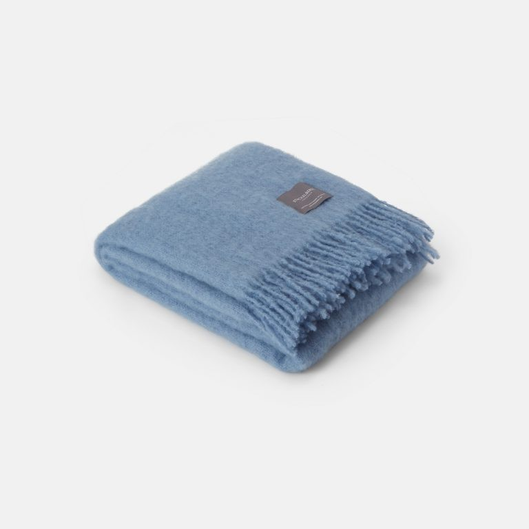 Pläd Denim Sky Blue