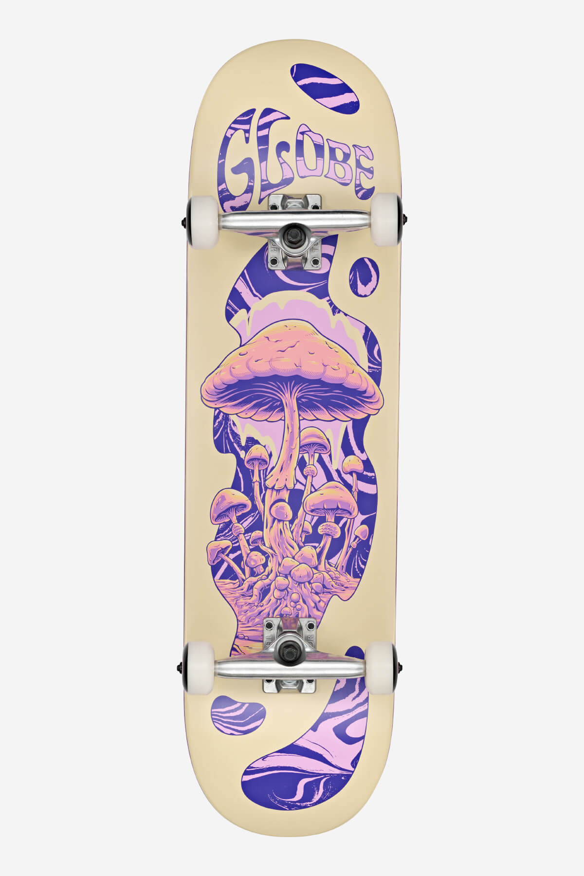 Globe G1 Mind Expansion 8.5" Off-White/Purple Komplett Skateboard