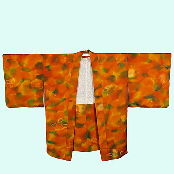 Vintage Haori - Kimono Orange