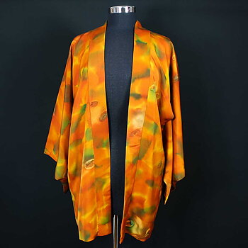Vintage Haori - Kimono Orange