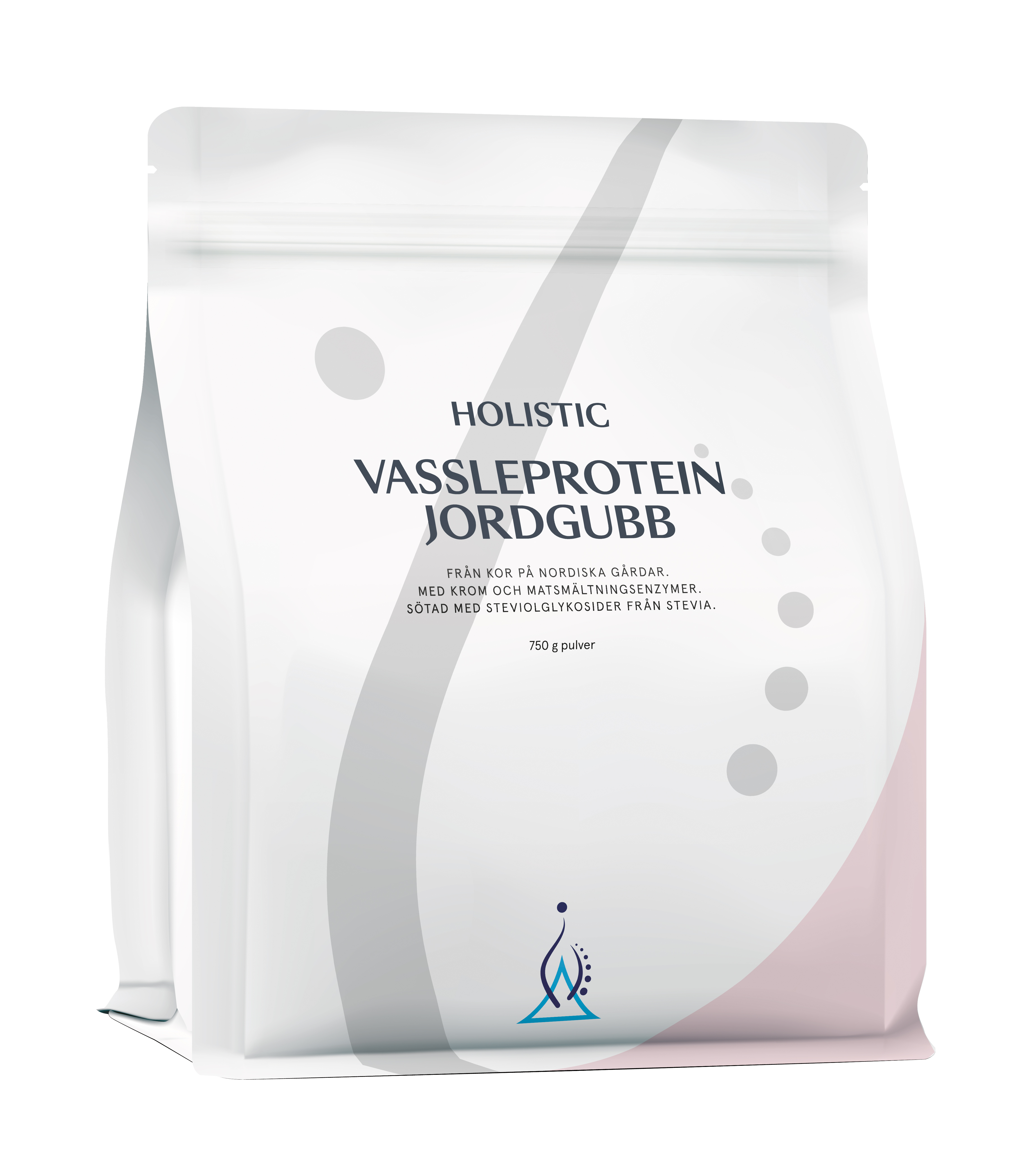 Holistic - Vassleprotein jordgubb, 750 g