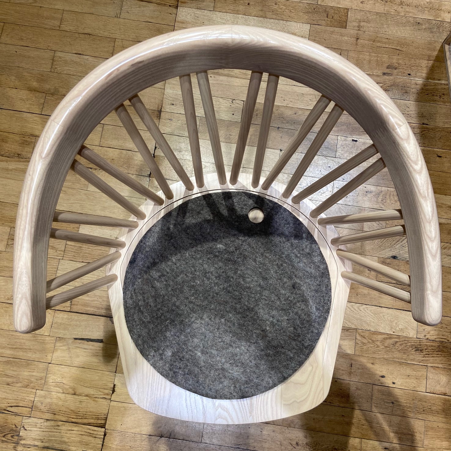 Tovad sittdyna WOOLround™ 36 - Naturbrun