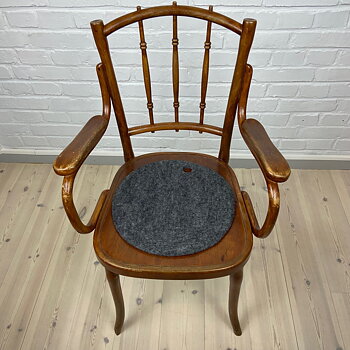 Tovad sittdyna WOOLround™ 36 - Mörkgrå