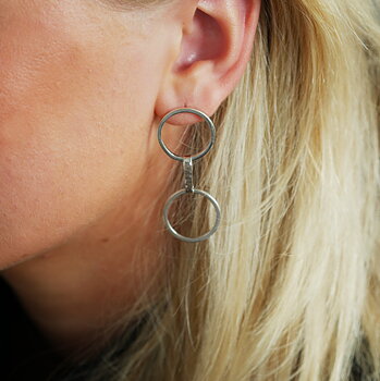 Agélii Fashion - Örhängen "Cirkel" i silver - Michael Medoc Collection