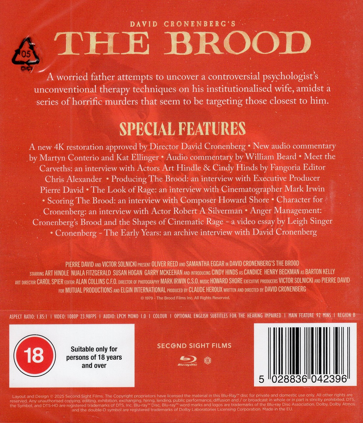 The Brood (ej svensk text) (Blu-ray) - 2