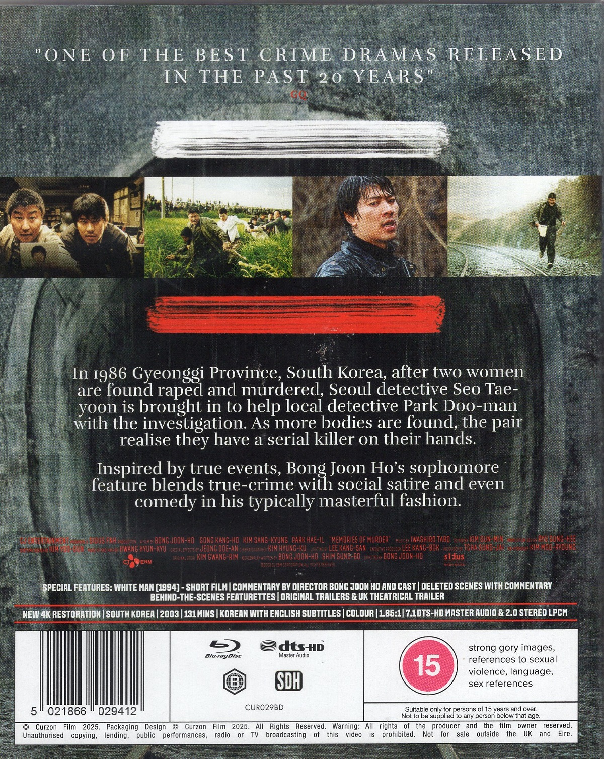 Memories of Murder (ej svensk text) (Blu-ray) - 2