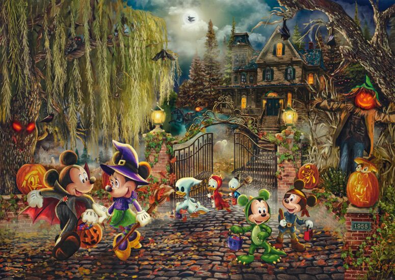 Mickey & Minnie Halloween Fun, 1000 Bitar Schmidt
