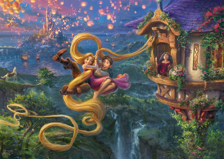 Rapunzel Tangled up in Love, 1000 Bitar Schmidt