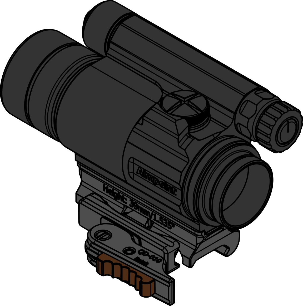 QDM-4007 with Aimpoint CompM4