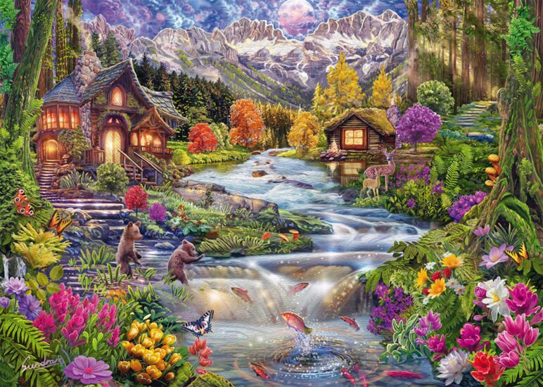 An Idyllic River in the Mountains, 2000 Bitar Schmidt