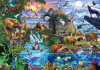 A Wildlife Panorama, 1500 Bitar Schmidt