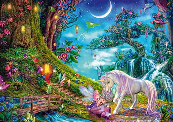 Unicorn and Elf Among the Tall Timbers, 1000 Bitar Schmidt