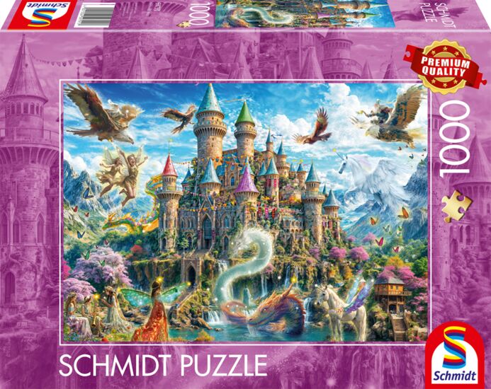 Fairytale Castle in the Land og Imagination, 1000 Bitar Schmidt - 2