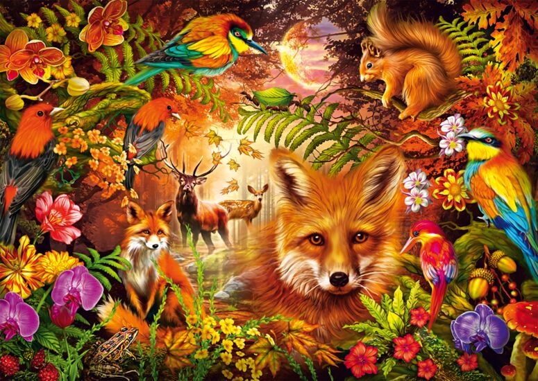 Flowers, Furs and Feathers, 1000 Bitar Schmidt