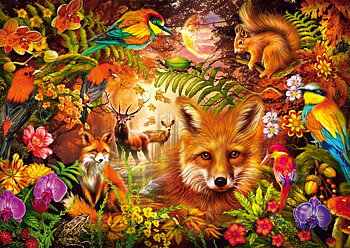 Flowers, Furs and Feathers, 1000 Bitar Schmidt