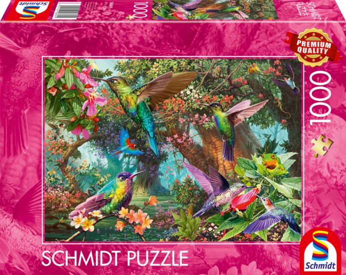 Hummingbirds in the Burst of Colours, 1000 Bitar Schmidt - 2