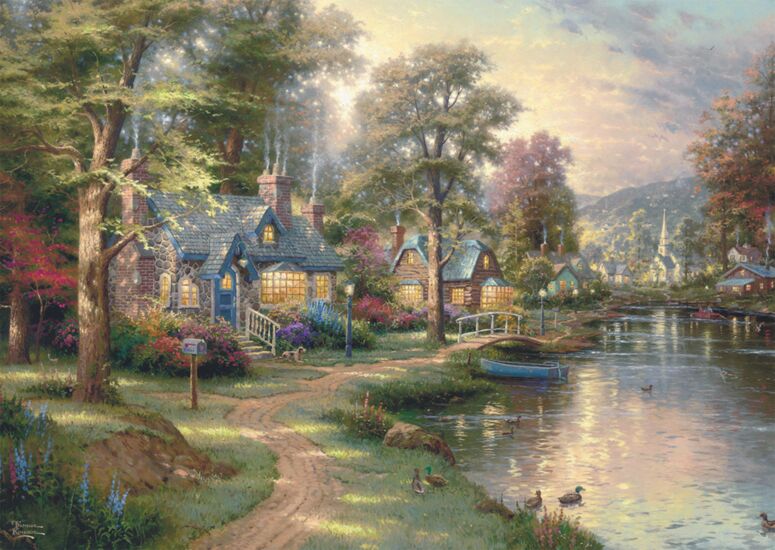 Hometown Lake, 1000 Bitar Wooden Schmidt