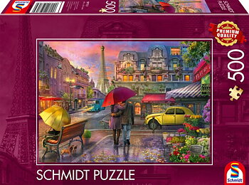 Parisian Charm in the Rain, 500 Bitar Schmidt