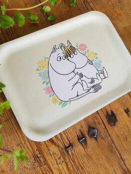 Bricka Mumin Blommor 