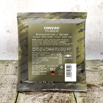 Convar Emergency Food | Basics Spread Exotic | Frystorkad mat | 35g
