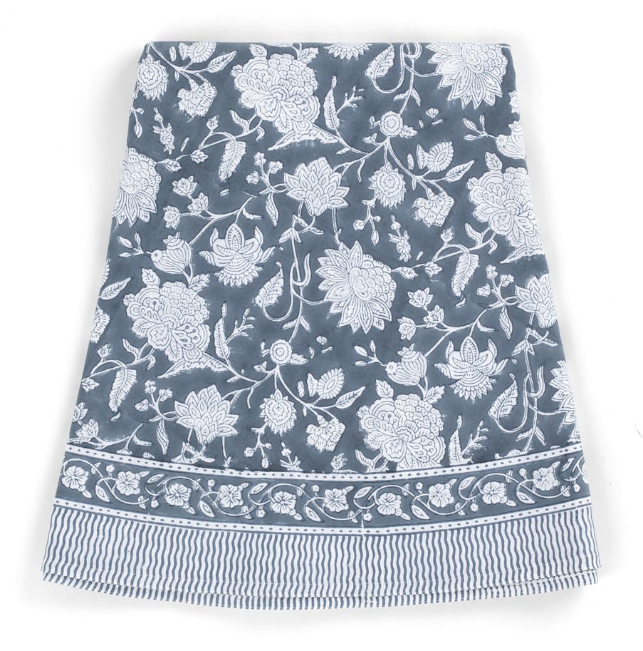 Chamois Rund Duk Indian Rose True Navy 220cm