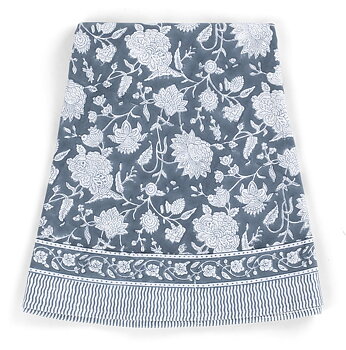 Chamois Round Duk Indian Rose True Navy 220cm