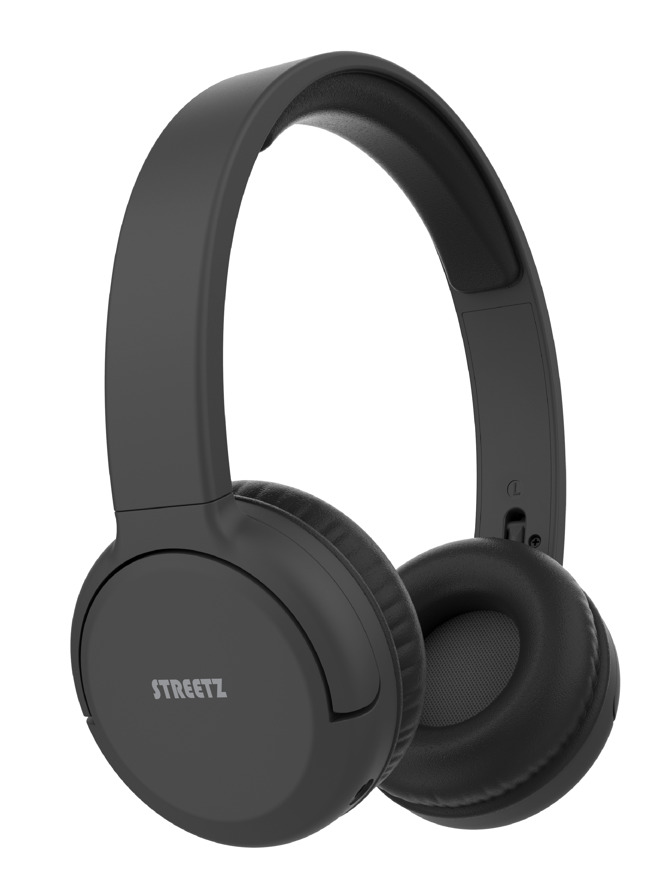 STREETZ BT210 Bluetooth-hörlurar, mikrofon, hopfällbara, svarta - 3