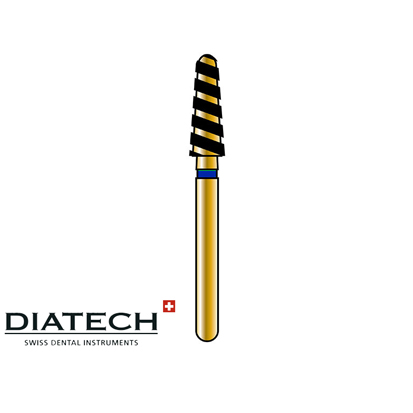DIATECH® Round Taper Gold Diamond 856T, 5st.