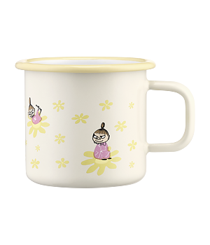 Emaljmugg Mumin Lilla My Blommor 3,7 dl