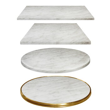 Bordsskiva Marble i Werzalit 35 mm