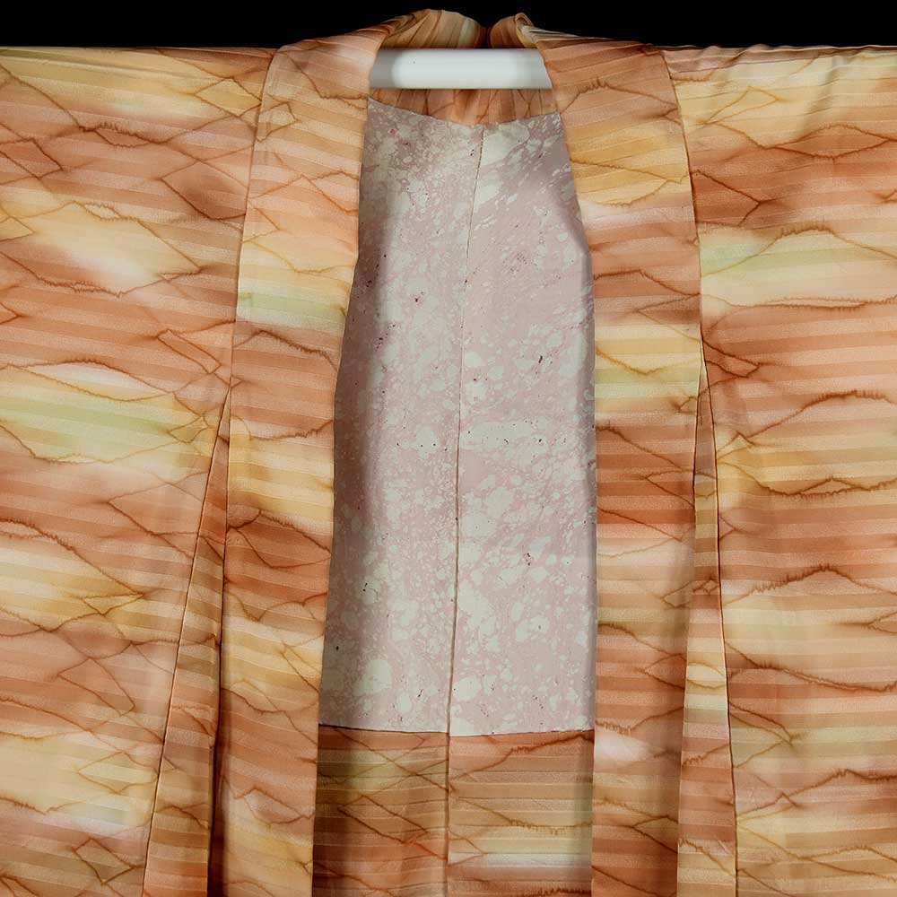 Vintage Haori - Kimono Rosa-Orange - 4