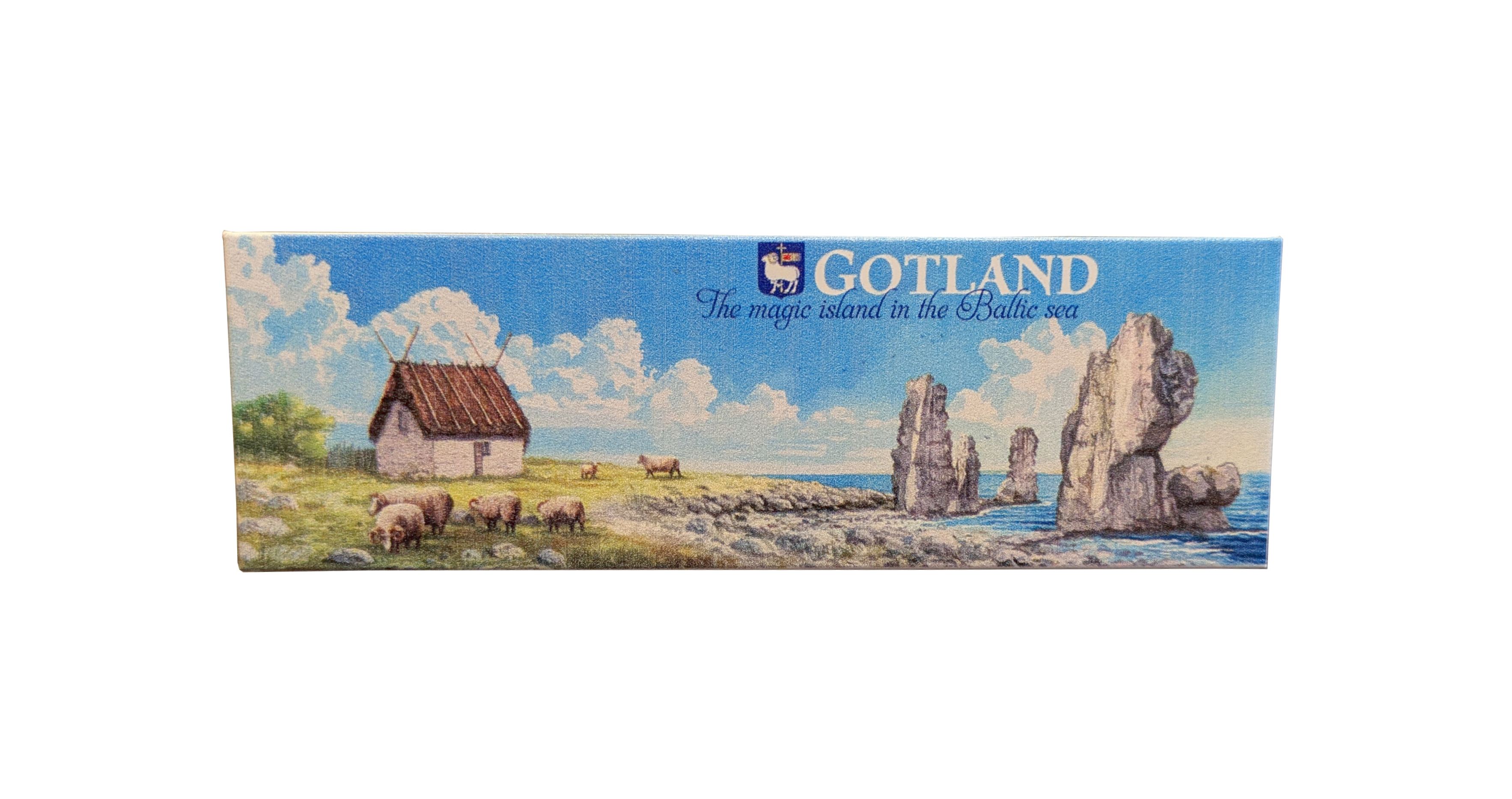 Magnet Gotland Watercolour 12st/fp