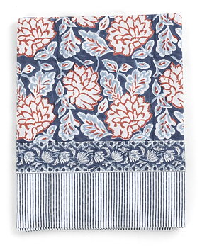 Chamois Duk Dahlia Blue Red