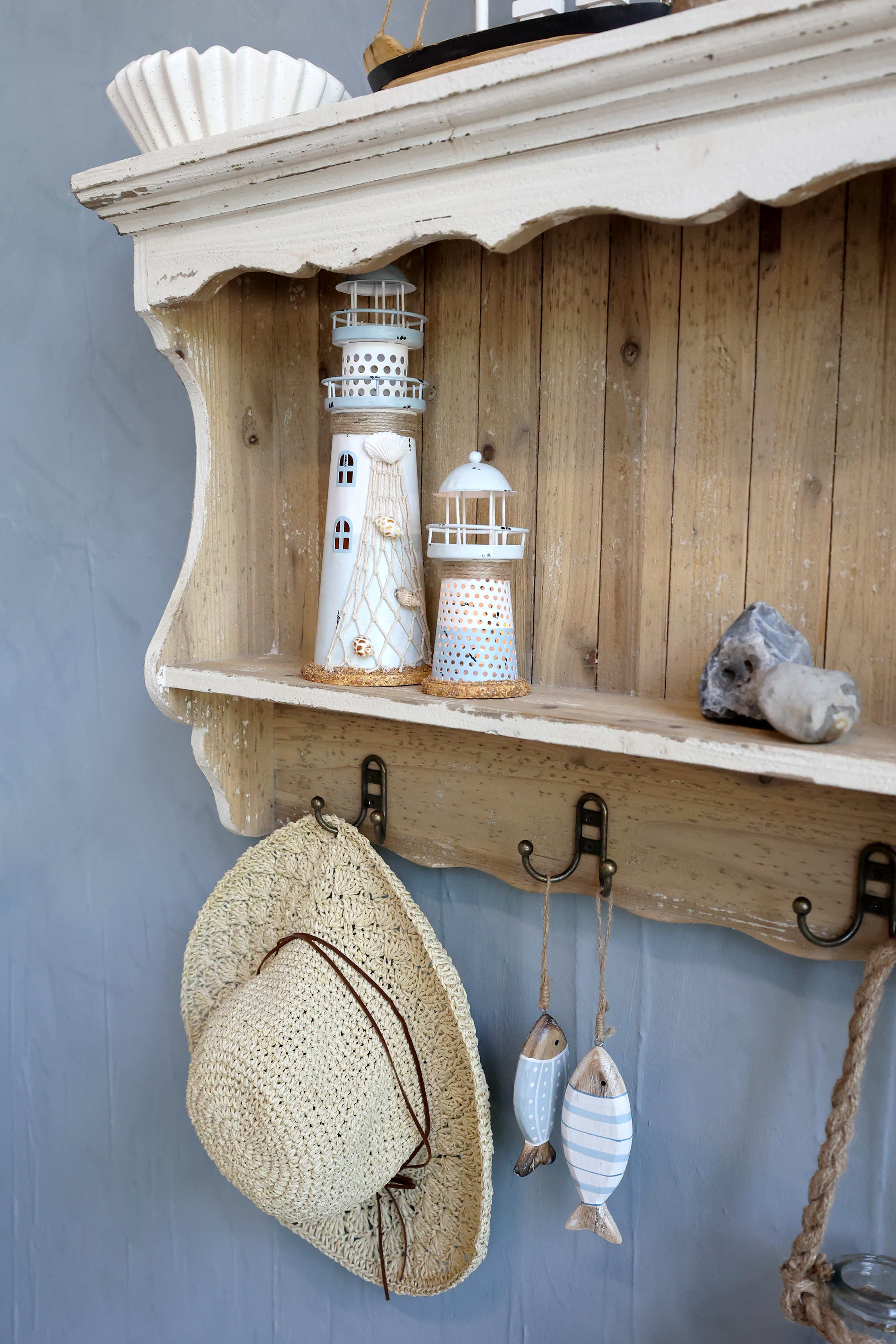 Lantern - Lantern - Lighthouse - LED - 28.5x9.5 cm - 6