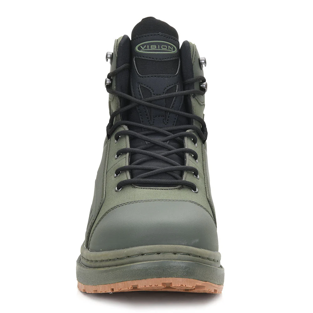 Vision Koski Green Wading Shoes  - Gummi - 2
